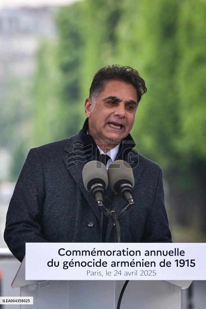 Annual commemoration of the Armenian genocide of 1915 in Paris - FA