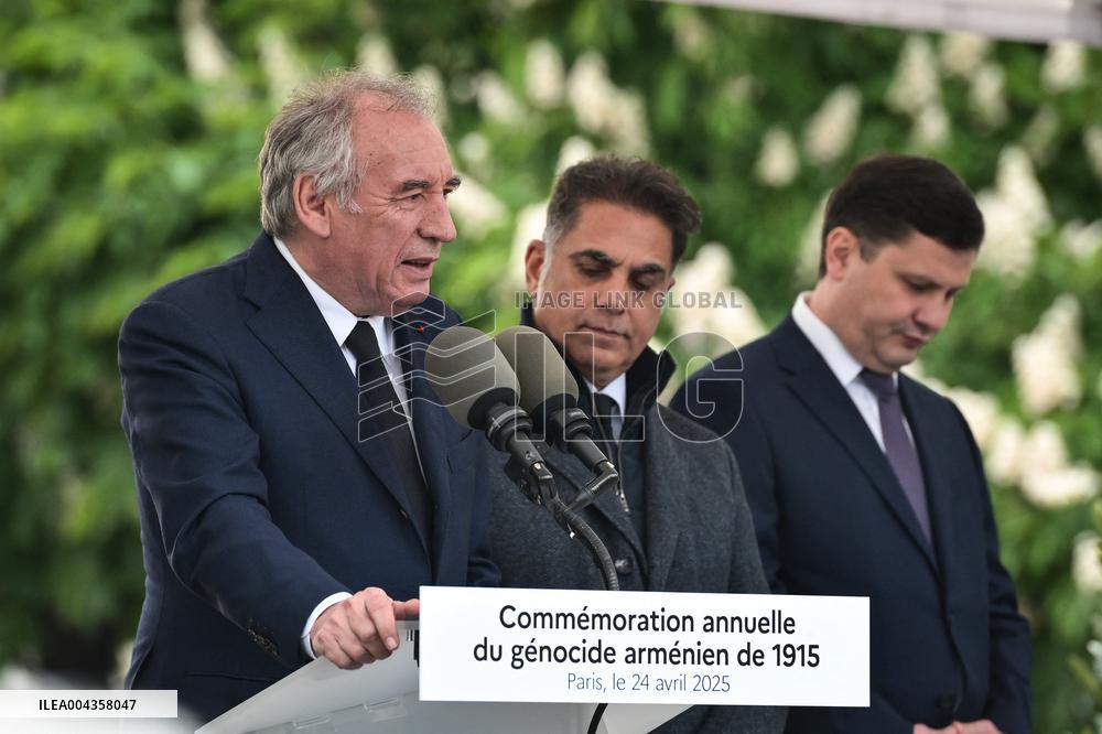 Annual commemoration of the Armenian genocide of 1915 in Paris - FA
