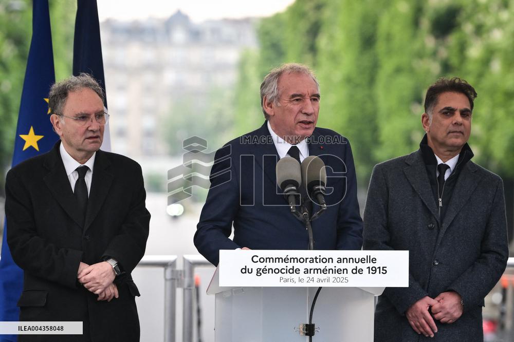 Annual commemoration of the Armenian genocide of 1915 in Paris - FA