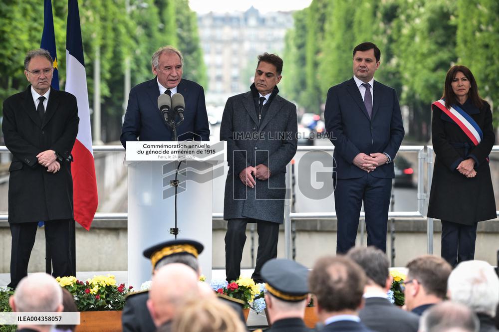 Annual commemoration of the Armenian genocide of 1915 in Paris - FA