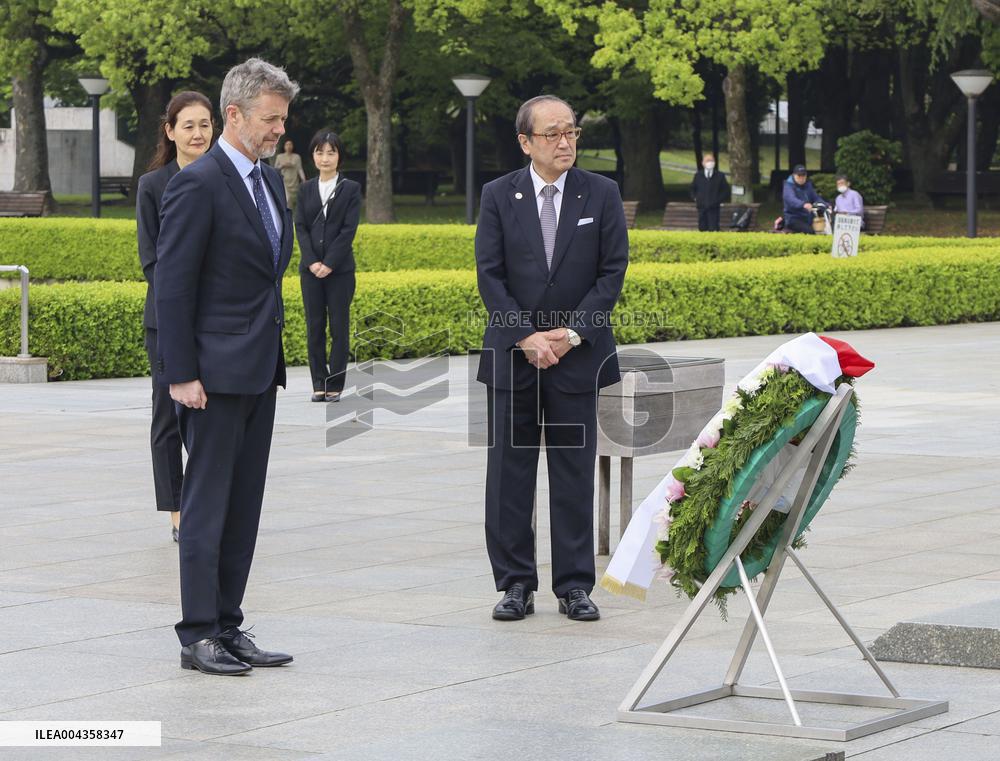 Denmark's King Frederik X in Hiroshima