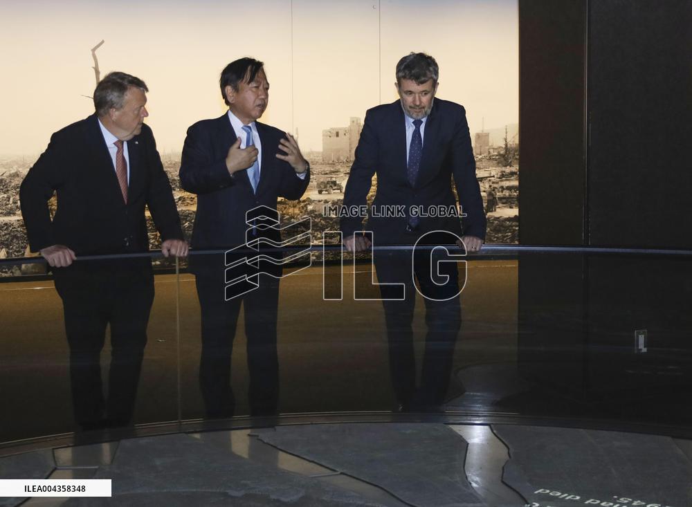 Denmark's King Frederik X in Hiroshima