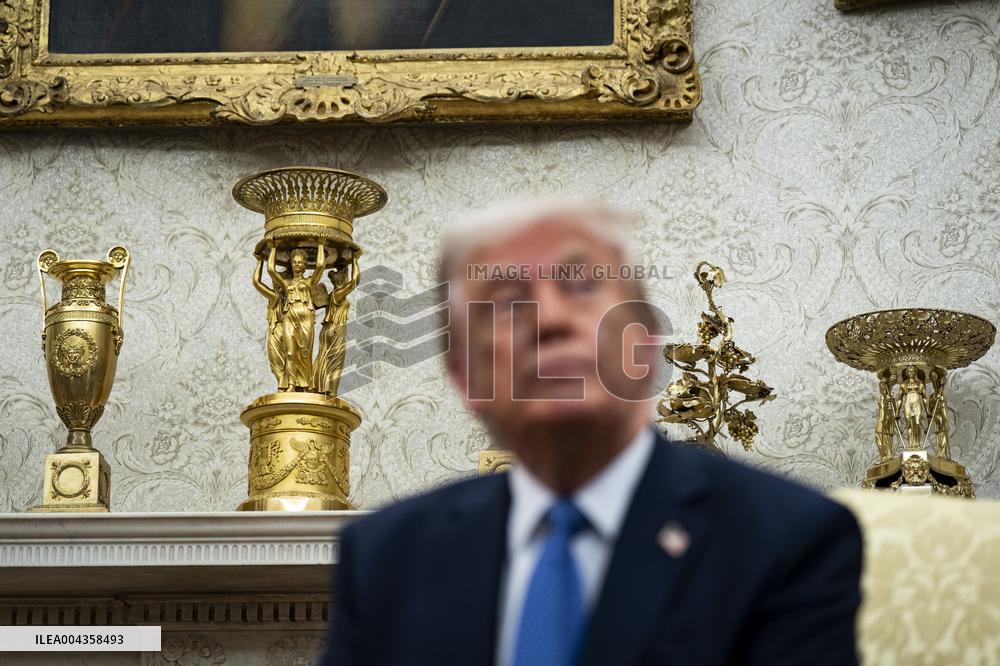 Norvegian PM Visits Donald Trump - Washington