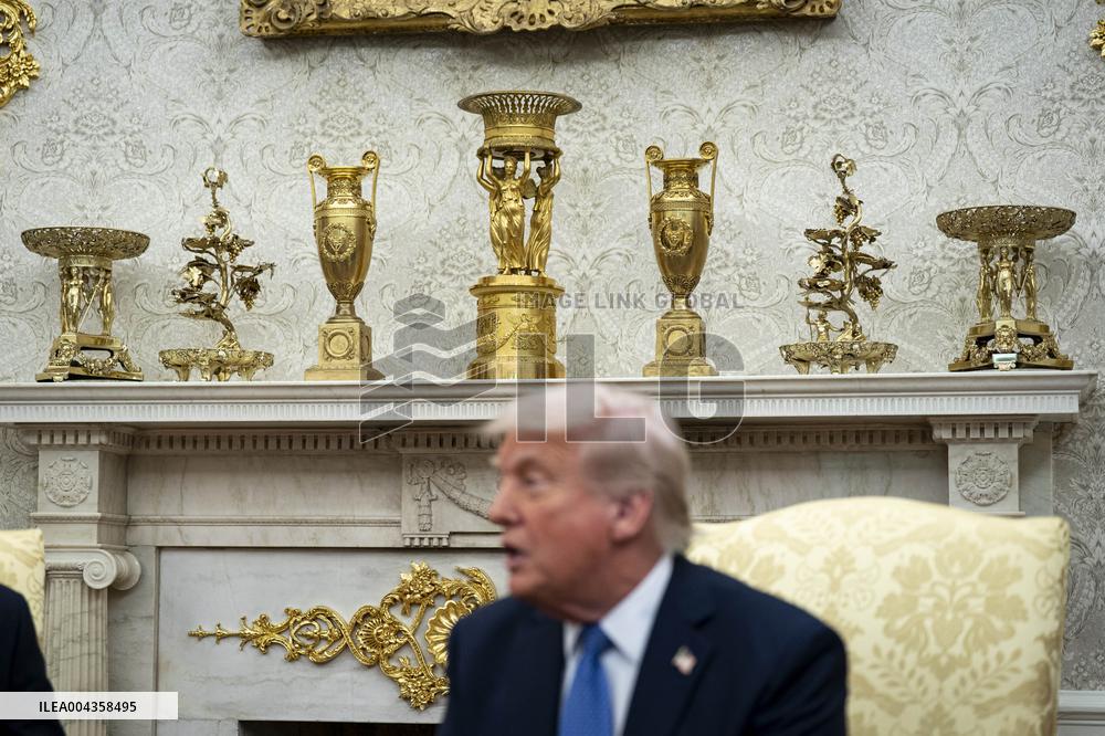 Norvegian PM Visits Donald Trump - Washington