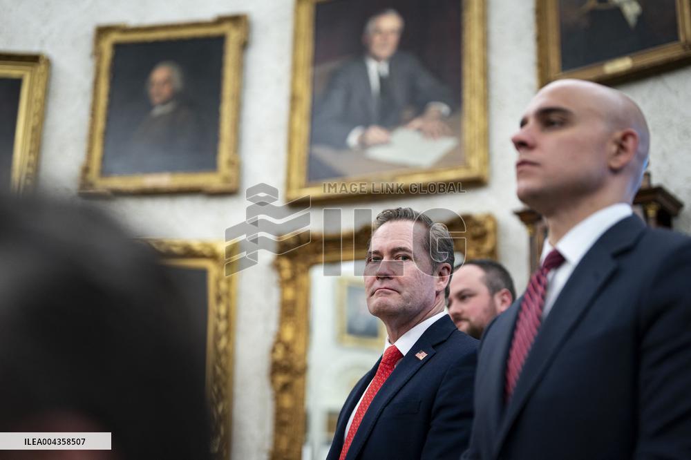 Norvegian PM Visits Donald Trump - Washington