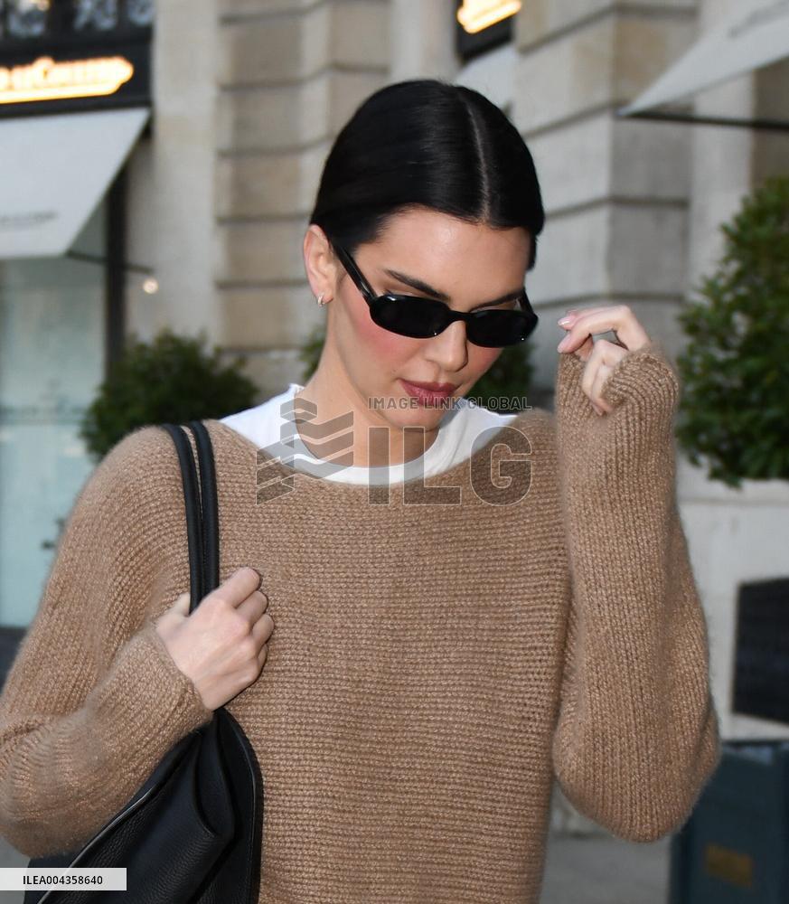 Kendall Jenner Leaves LOreal Shoot - Paris