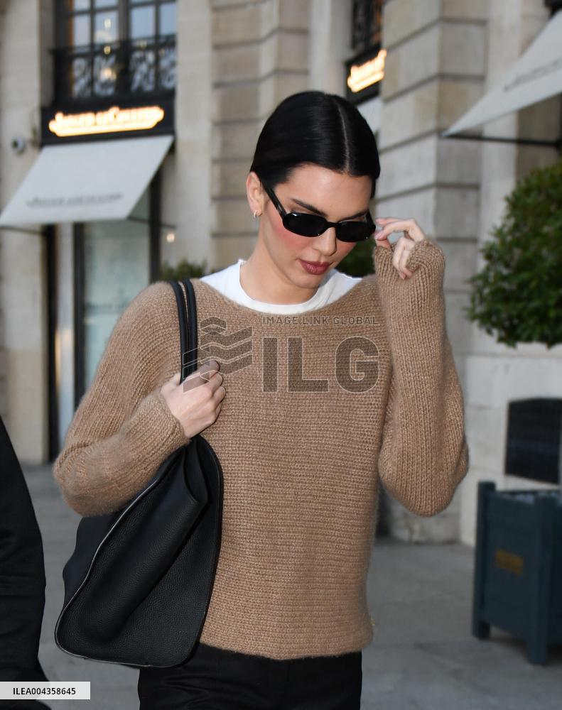 Kendall Jenner Leaves LOreal Shoot - Paris