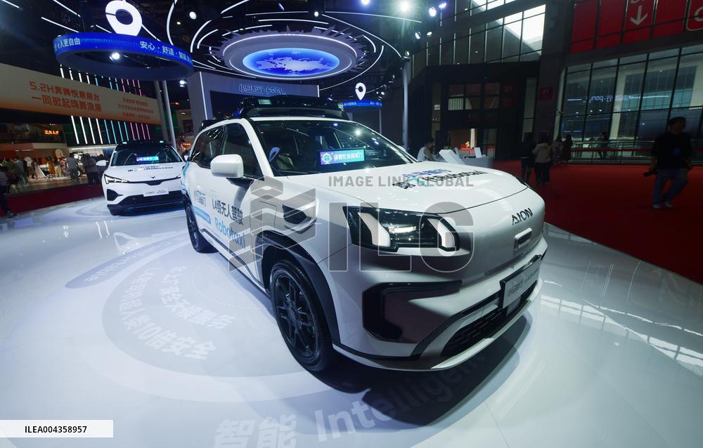 Pony.ai Booth At 2025 Shanghai Auto Show