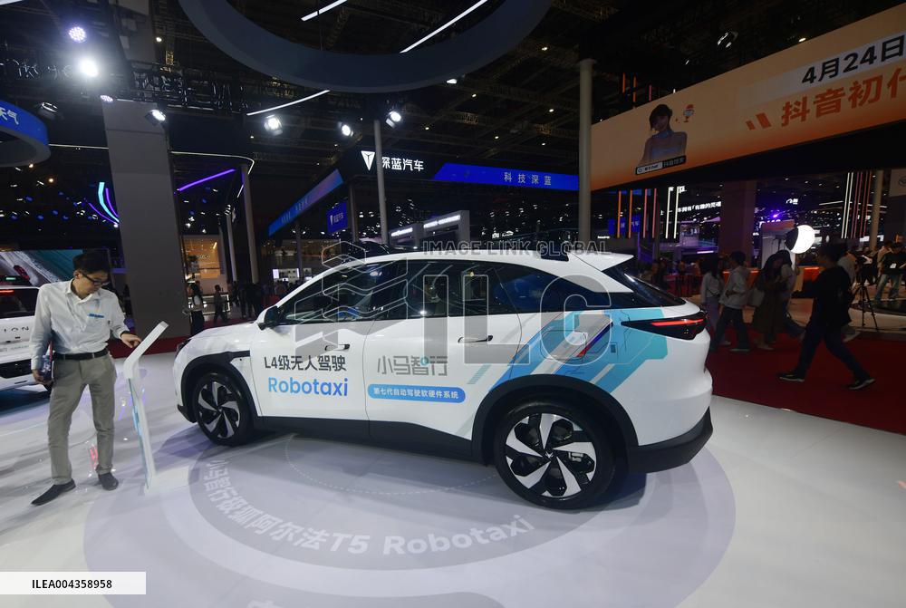 Pony.ai Booth At 2025 Shanghai Auto Show