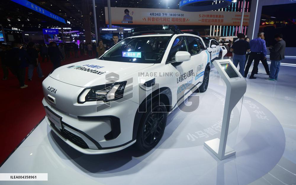 Pony.ai Booth At 2025 Shanghai Auto Show