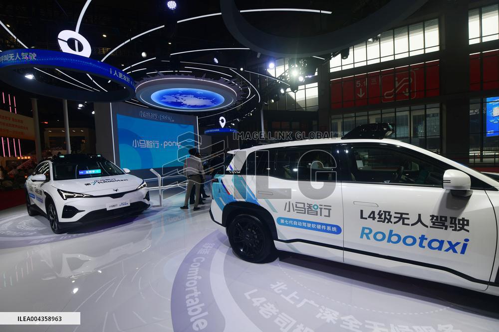 Pony.ai Booth At 2025 Shanghai Auto Show