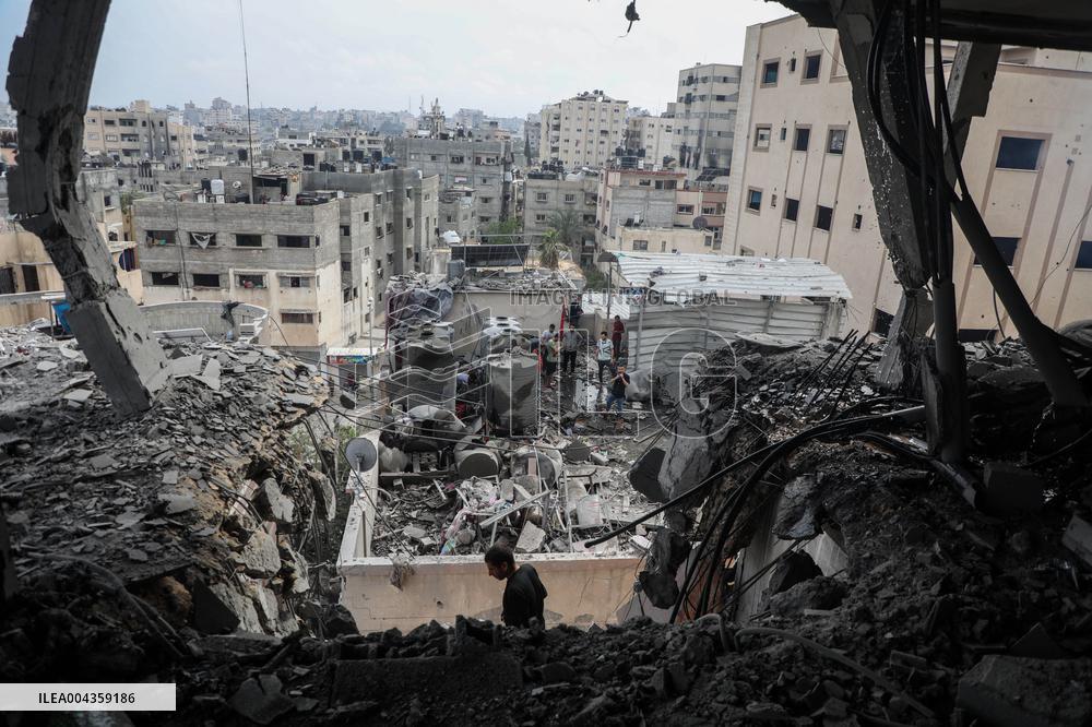 Gaza City Airstrikes Intensify