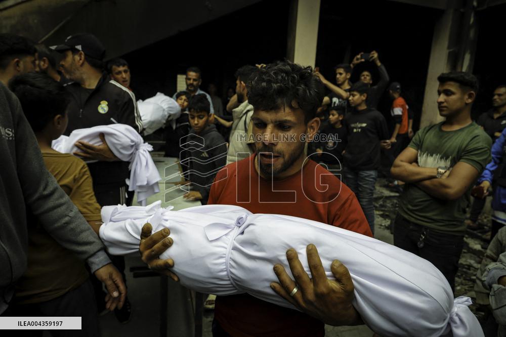 Israel Attacks A Shelter School - Gaza