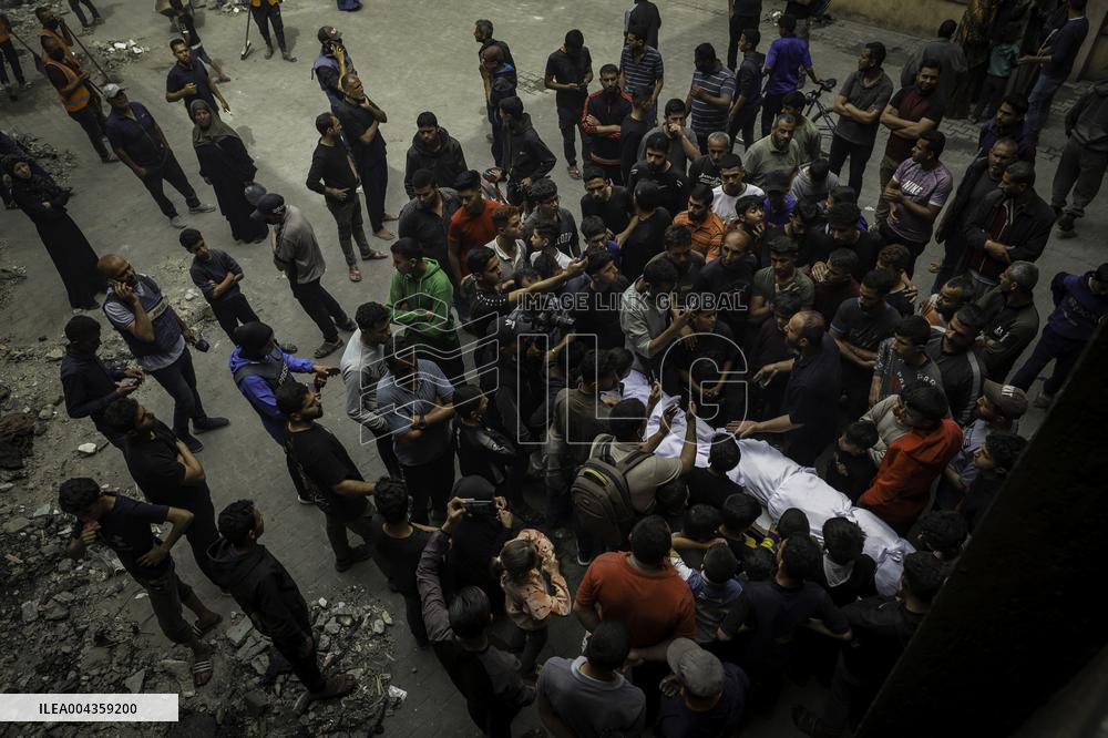 Israel Attacks A Shelter School - Gaza