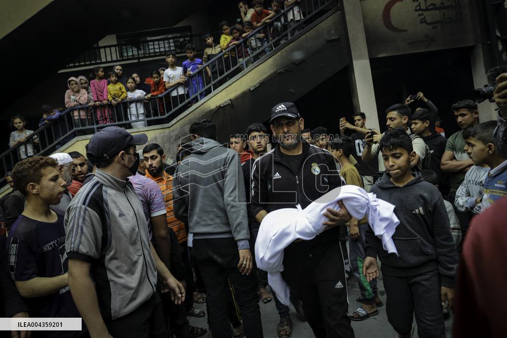 Israel Attacks A Shelter School - Gaza