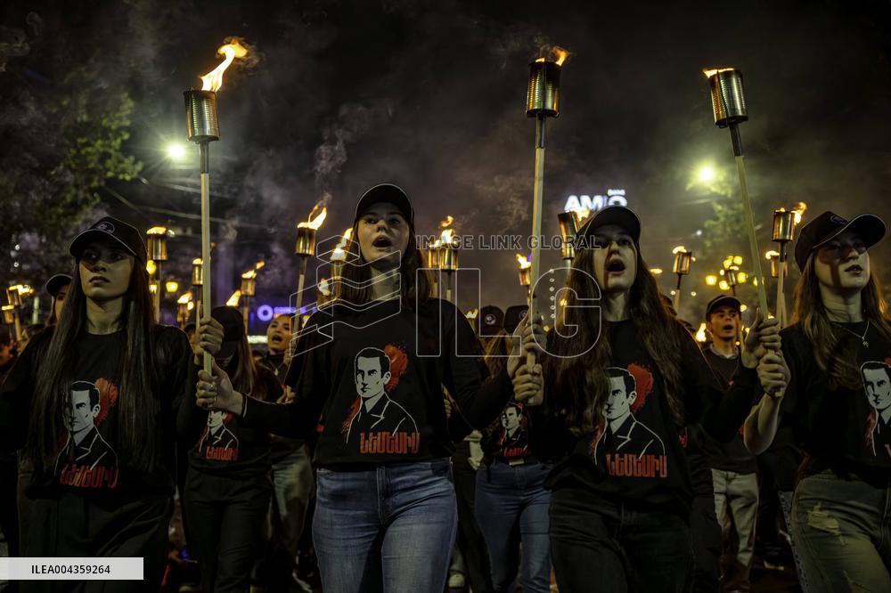 Armenian Genocide Commemoration March - Yerevan