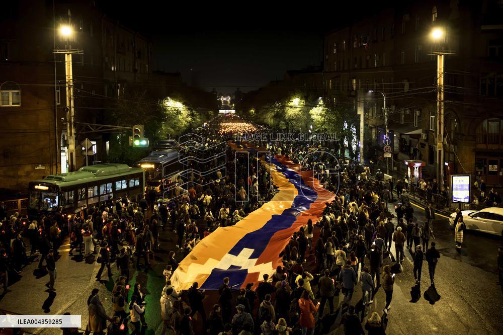 Armenian Genocide Commemoration March - Yerevan