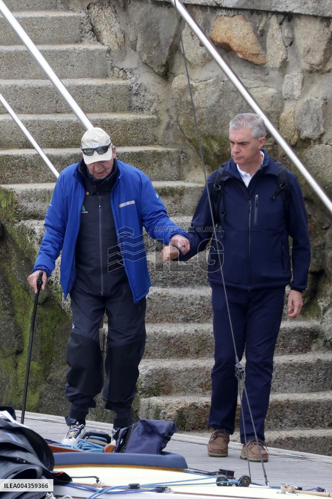 King Juan Carlos Goes Sailing with Pedro Campos - Spain