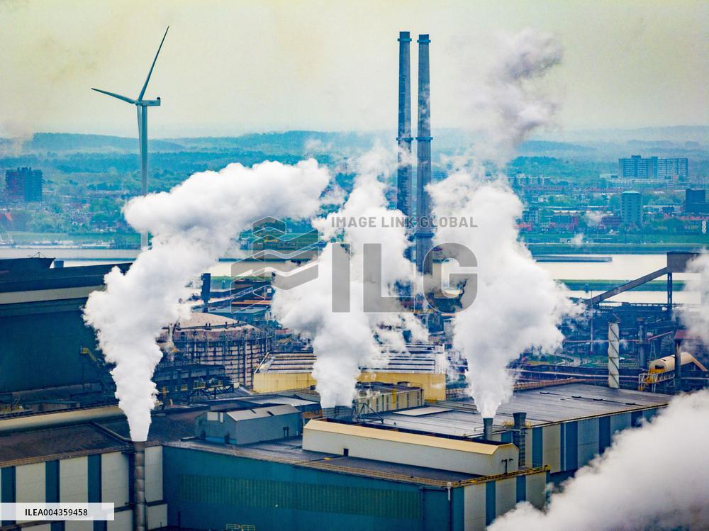Tata Steel Pollution Illustrations - Netherlands