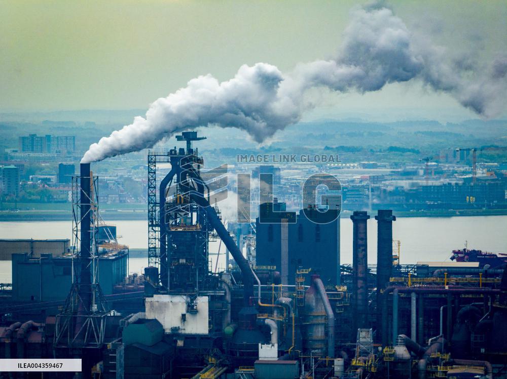 Tata Steel Pollution Illustrations - Netherlands