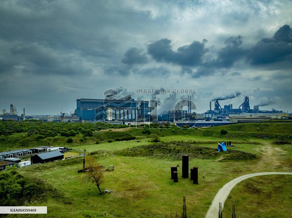 Tata Steel Pollution Illustrations - Netherlands
