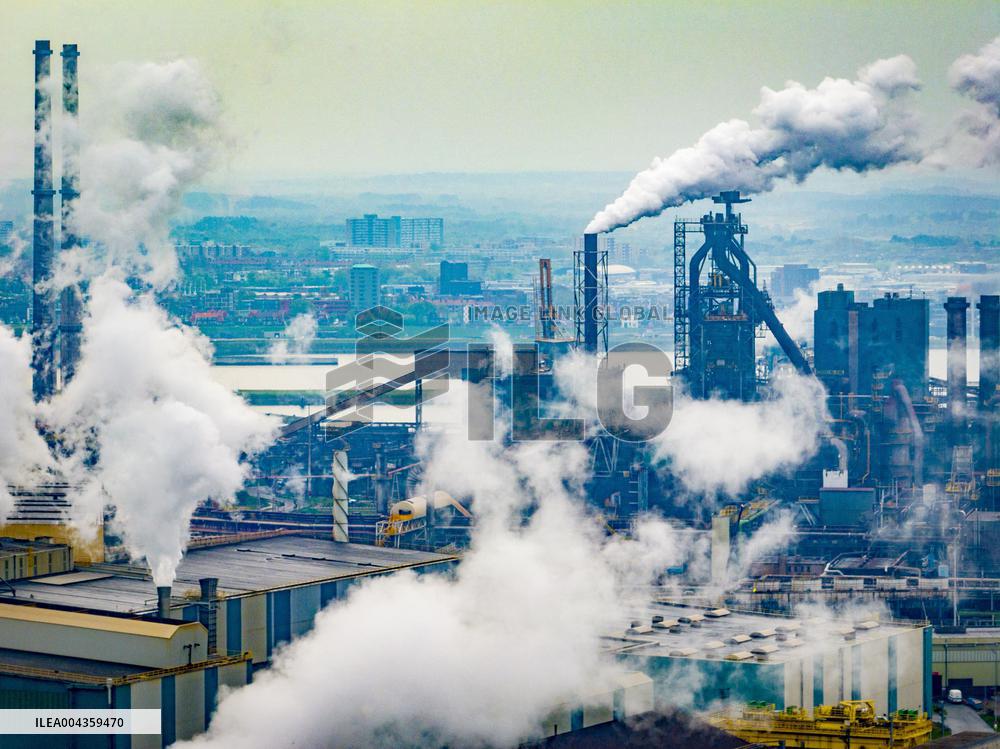 Tata Steel Pollution Illustrations - Netherlands