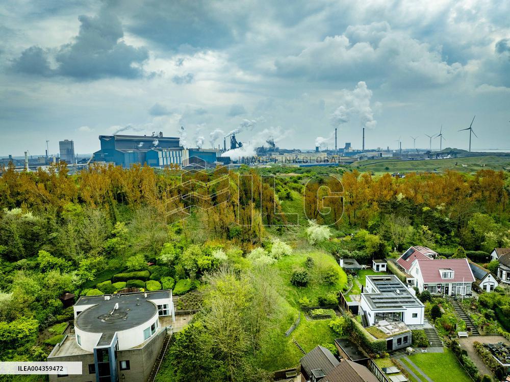 Tata Steel Pollution Illustrations - Netherlands