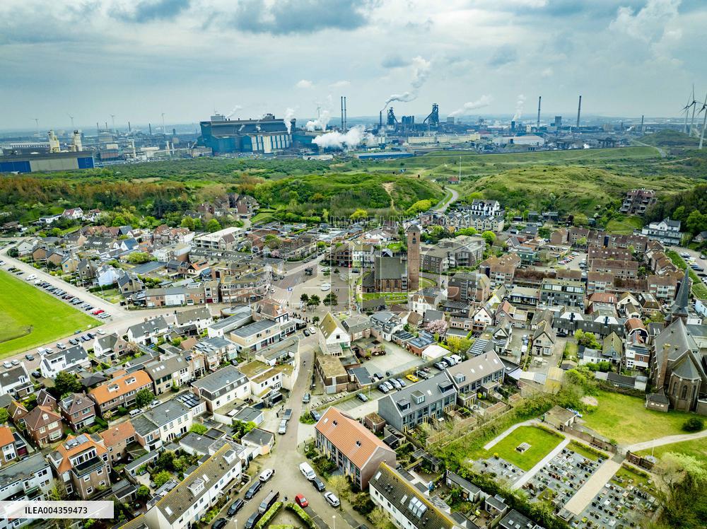 Tata Steel Pollution Illustrations - Netherlands