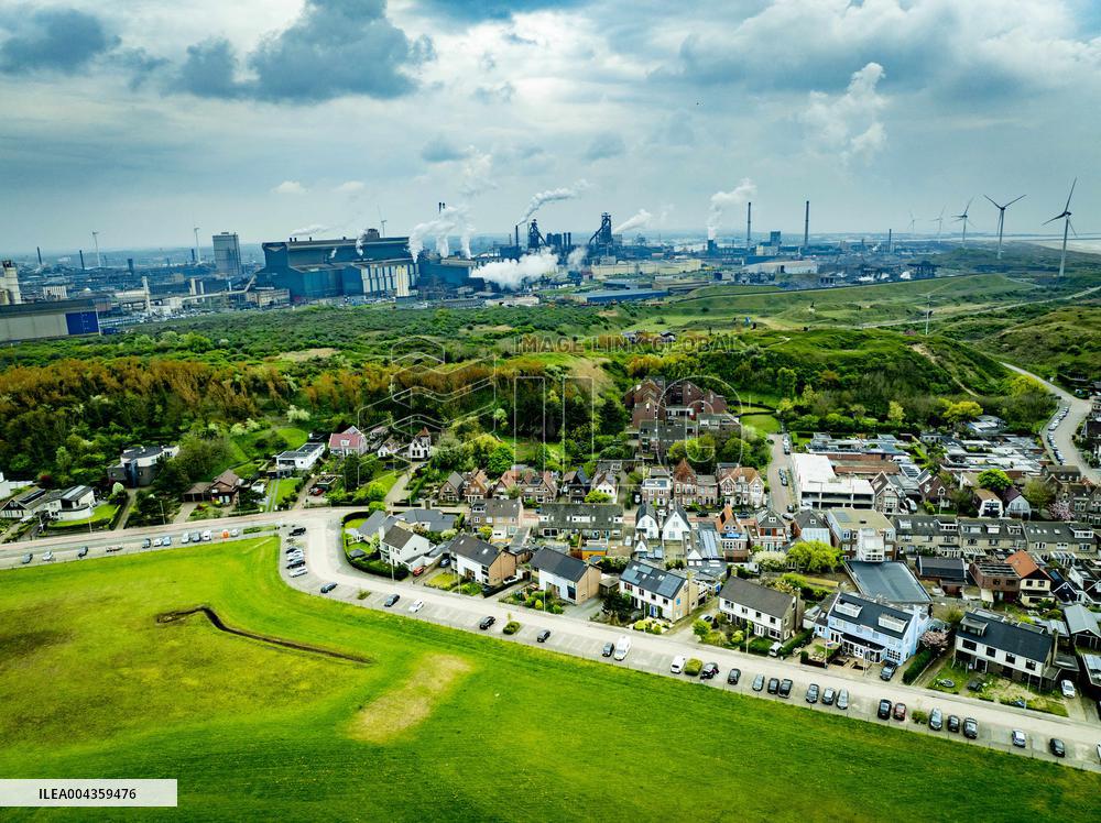 Tata Steel Pollution Illustrations - Netherlands