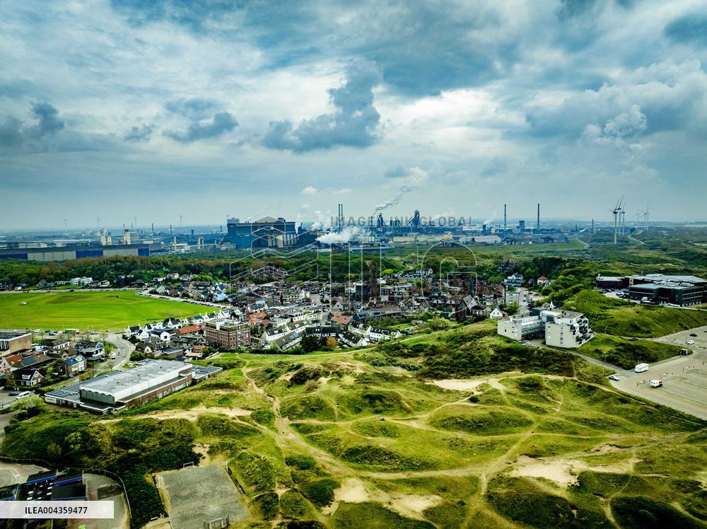 Tata Steel Pollution Illustrations - Netherlands