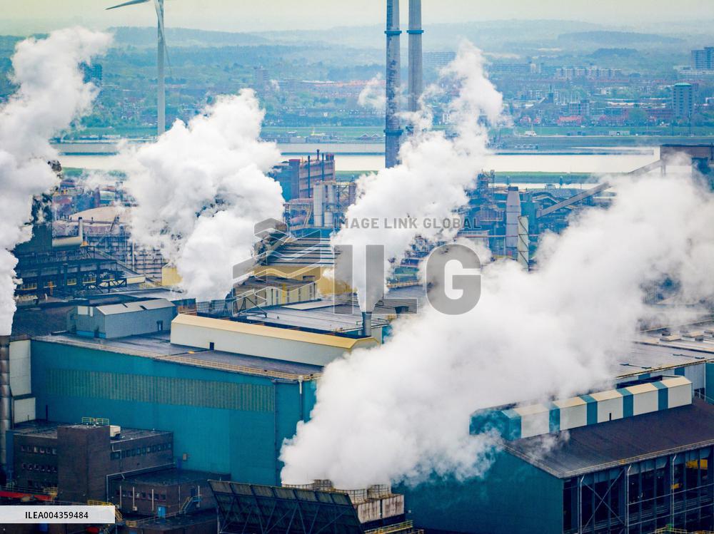Tata Steel Pollution Illustrations - Netherlands