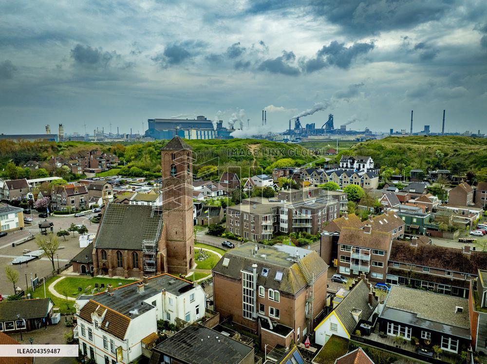 Tata Steel Pollution Illustrations - Netherlands