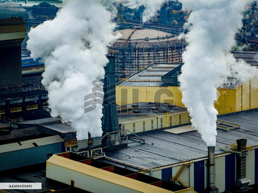 Tata Steel Pollution Illustrations - Netherlands