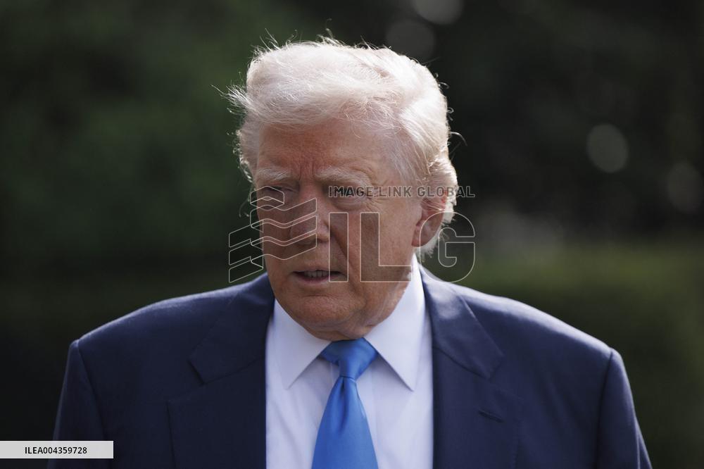 President Trump Departs for the Funeral of Pope Francis