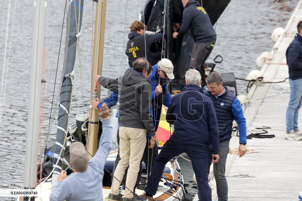 King Juan Carlos Goes Sailing with Pedro Campos - Spain