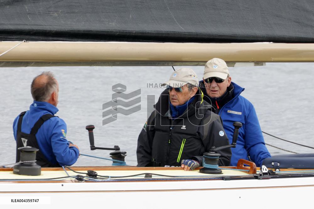 King Juan Carlos Goes Sailing with Pedro Campos - Spain
