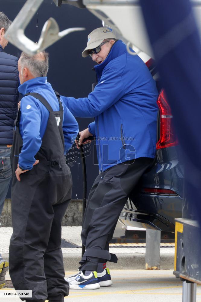 King Juan Carlos Goes Sailing with Pedro Campos - Spain