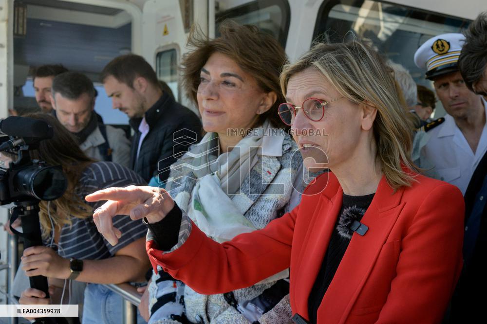 Agnes Pannier-Runacher Visits Calanques National Park - Marseille