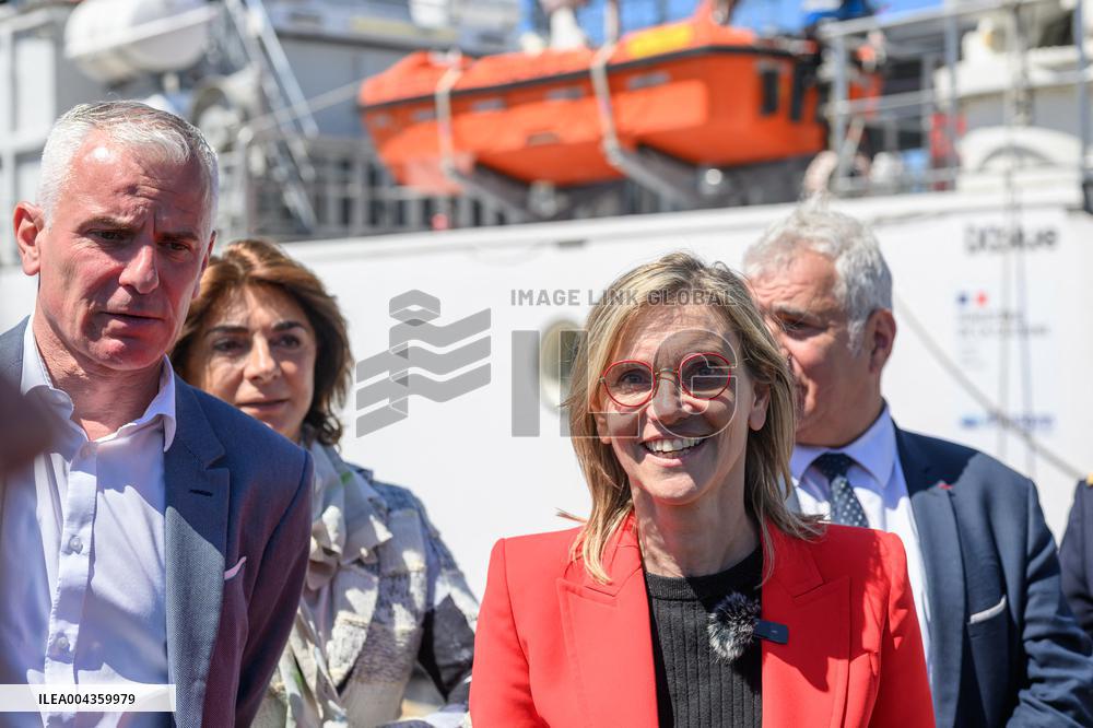 Agnes Pannier-Runacher Visits Calanques National Park - Marseille