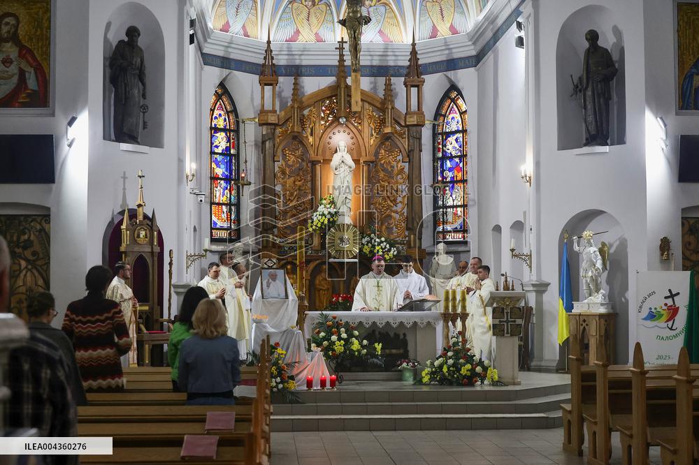 Mass for Pope Francis in Kharkiv