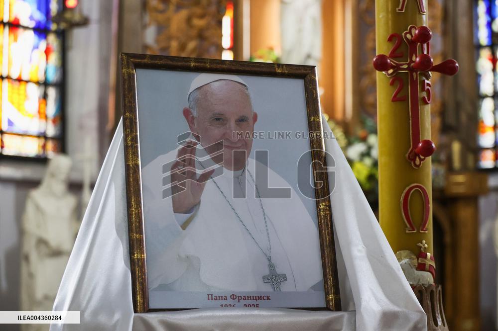 Mass for Pope Francis in Kharkiv
