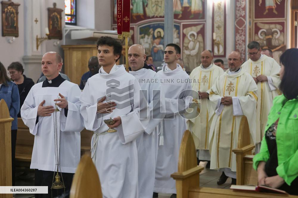 Mass for Pope Francis in Kharkiv