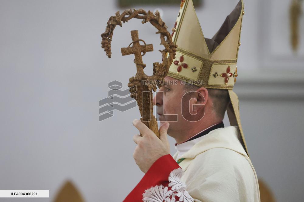 Mass for Pope Francis in Kharkiv