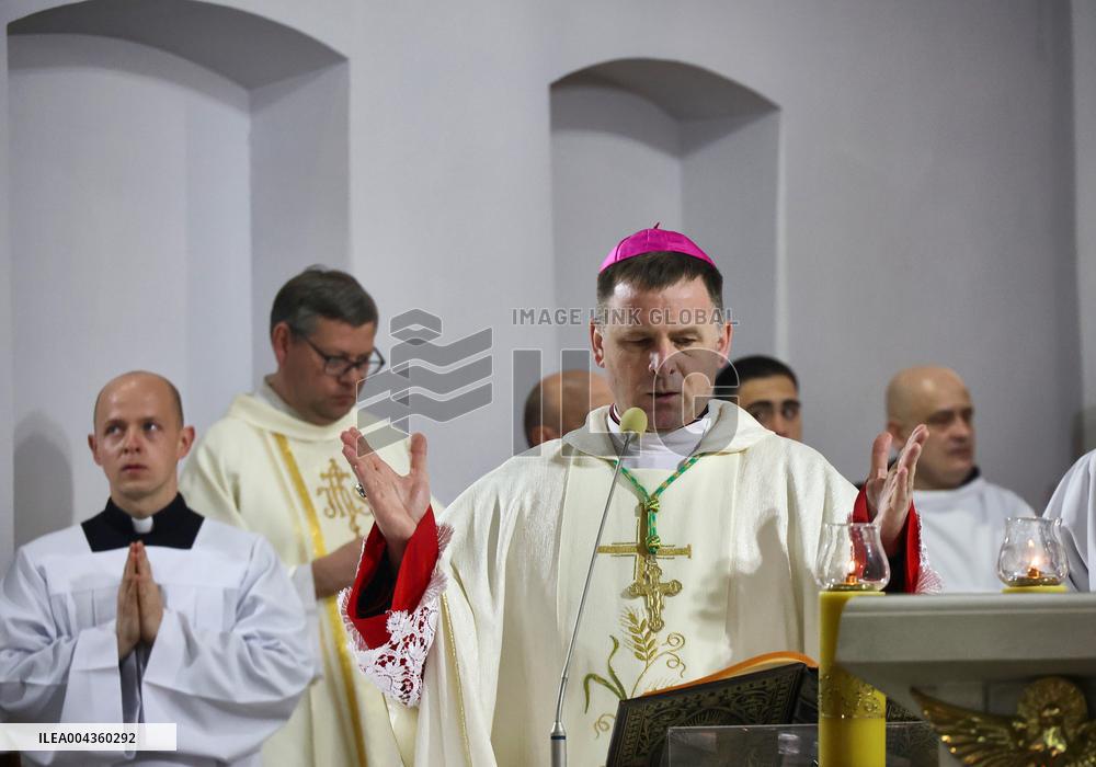 Mass for Pope Francis in Kharkiv