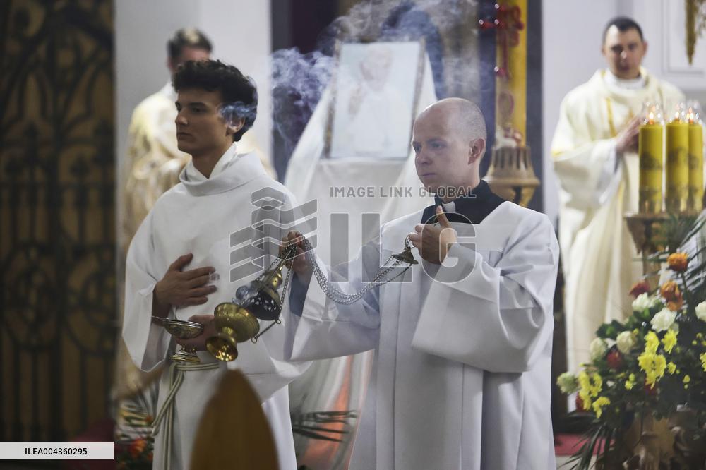 Mass for Pope Francis in Kharkiv