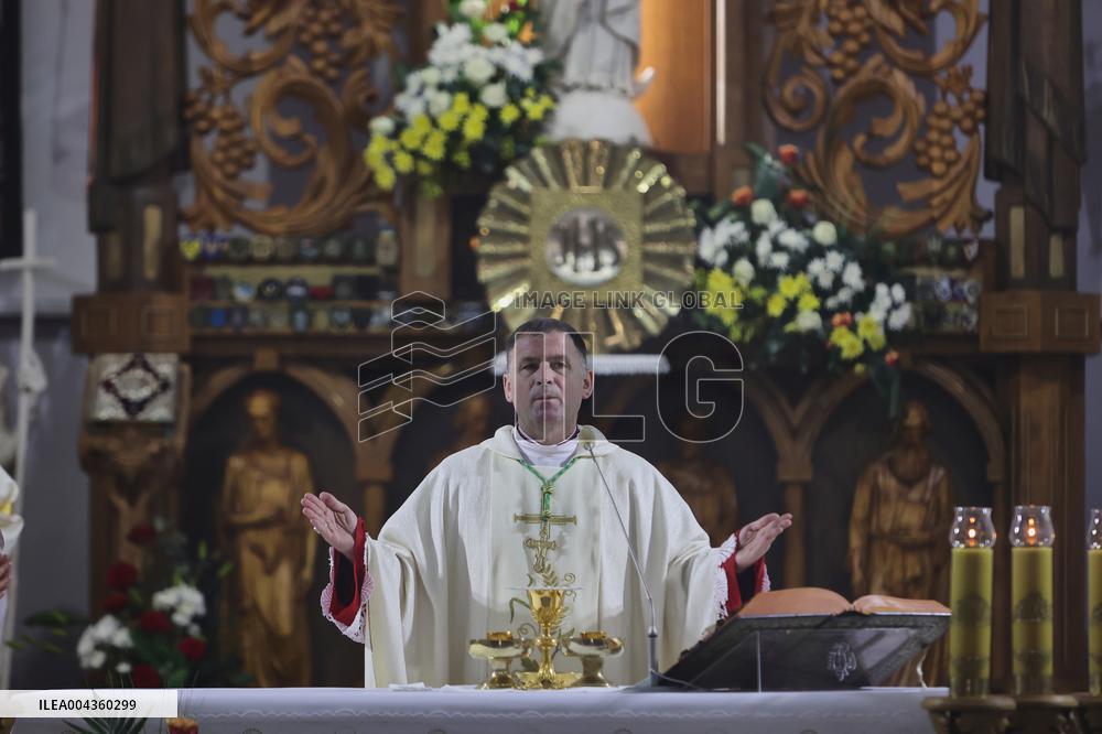 Mass for Pope Francis in Kharkiv