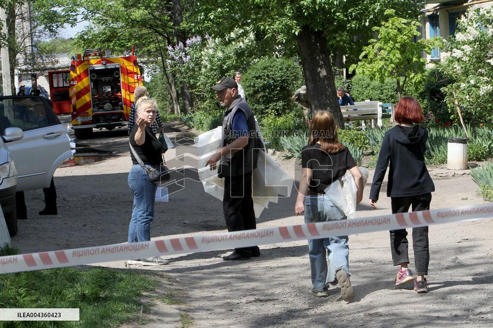 Pavlohrad after large-scale Russian drone attack