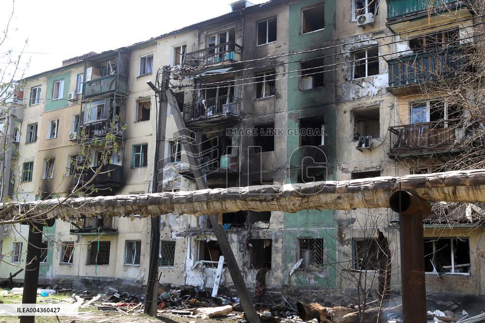 Pavlohrad after large-scale Russian drone attack