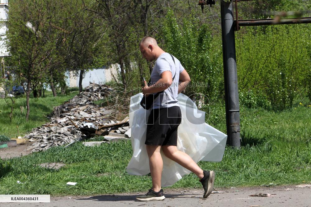 Pavlohrad after large-scale Russian drone attack