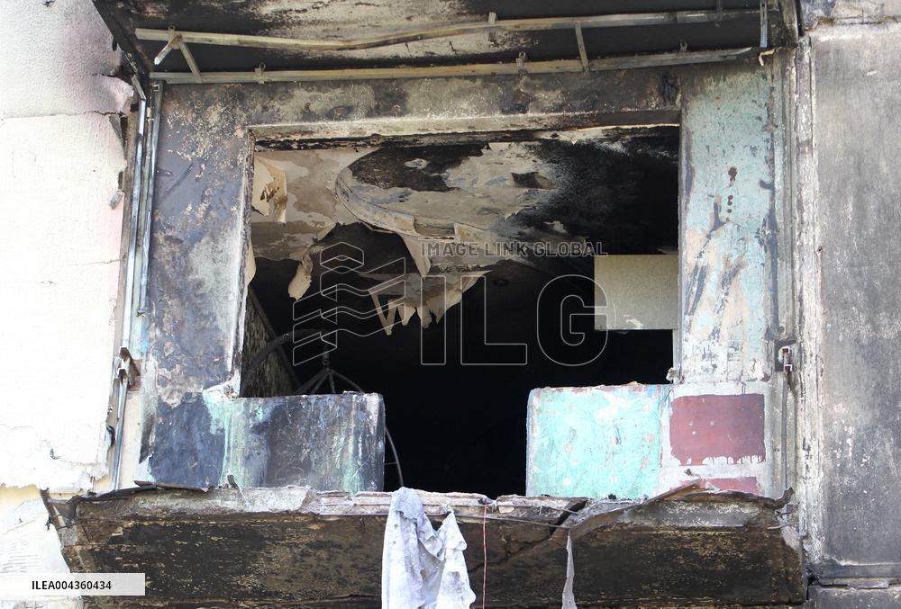 Pavlohrad after large-scale Russian drone attack